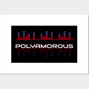 Music Equalizer Bars - Polyamorous Posters and Art